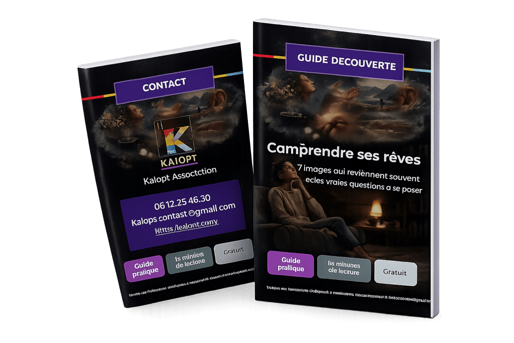 Bibliothèque : Mockup guide Comprendre ses reves